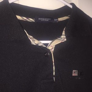 Women burberry polo shirt